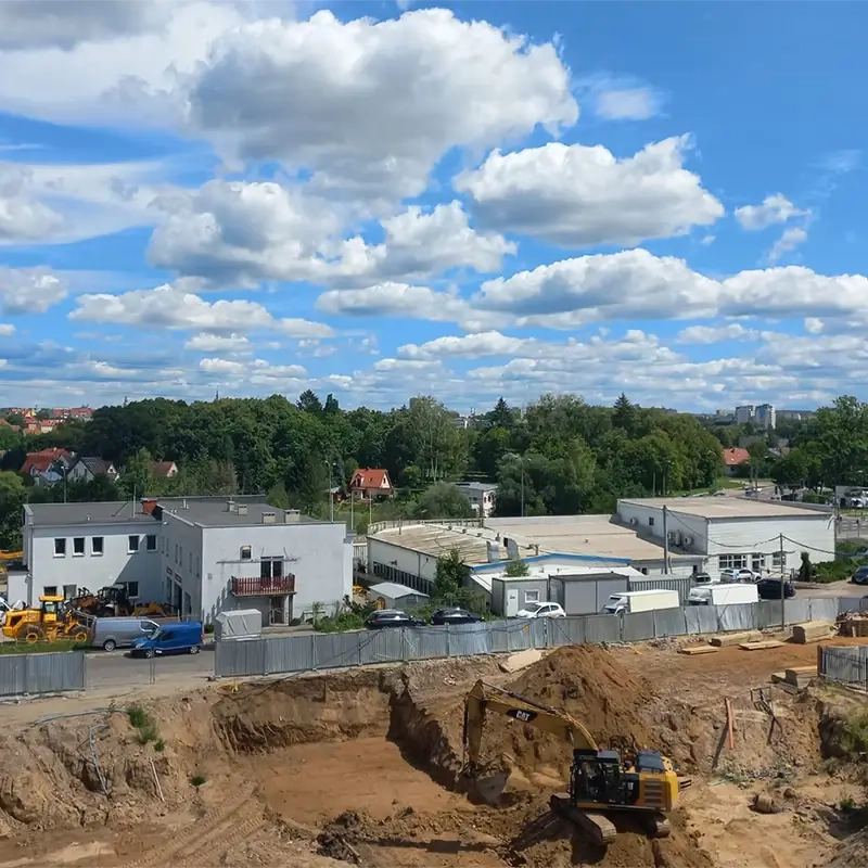 Postęp prac na osiedlu Jezioraj - lipiec 2024